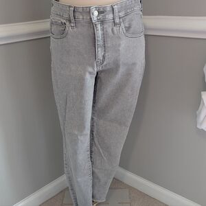 GAP Women's Gray Mid-Rise Jeggings